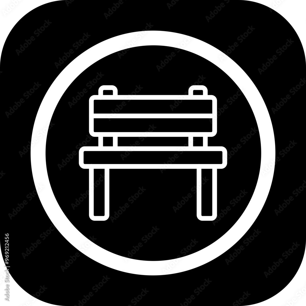 Bench Vector Icon Design Bench Vector Icon Design