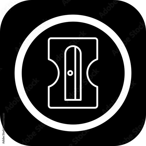 Pencil Sharpener Vector Icon Design
