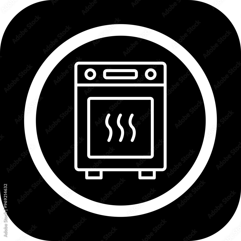 Cooker Vector Icon Design