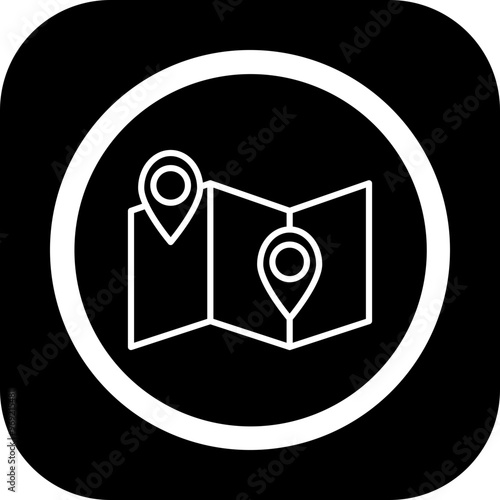 Nearby Destinations Vector Icon Design