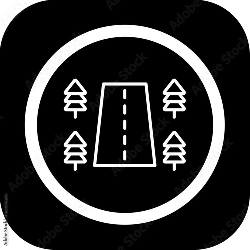 Roadside Vector Icon Design