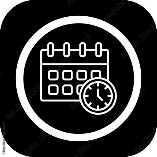 Deadline Vector Icon Design