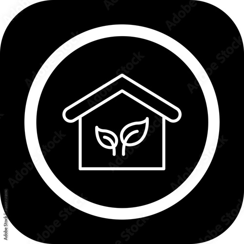 Greenhouse Vector Icon Design