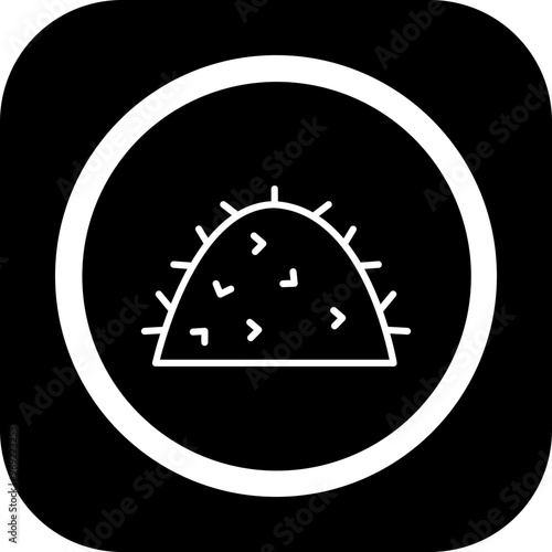 Haystack Vector Icon Design