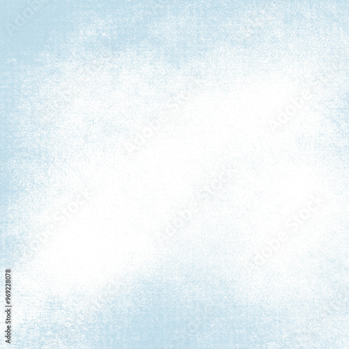 Artistic frame overlay with blue grain texture