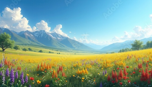 field of flowers