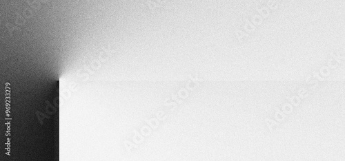 Black white grainy background, monochrome gray noisy texture dark grunge banner, header poster cover backdrop design photo