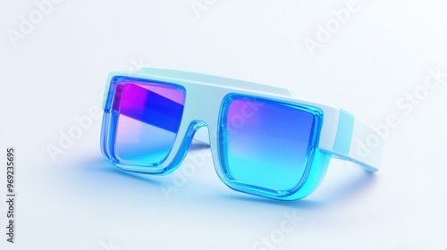 Vibrant Blue Gradient Sunglasses: The Perfect Summer Fashion Accessory