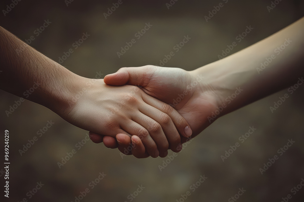 A simple depiction of hands holding, symbolizing connection and support A simple depiction of hands holding, symbolizing connection and support