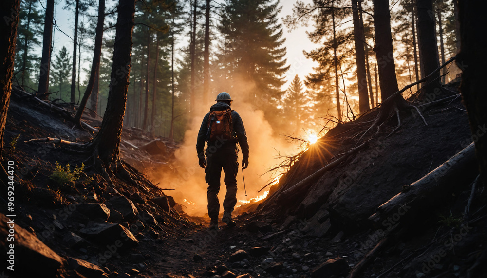 Ember Forest Forgotten in Cloudy Summer: The Discoverer's Journey Overwhelmed in Landslide