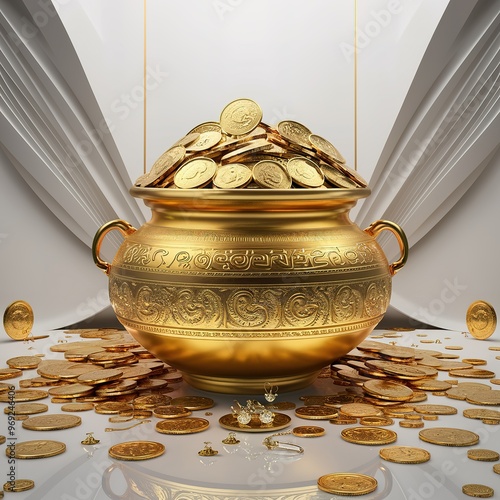 Dhanteras festival on background, Generative ai.