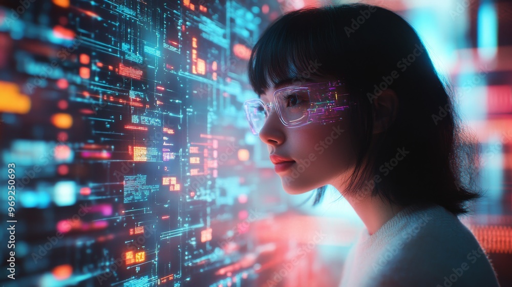 Smart AI-driven personal assistants for managing everyday tasks: A holographic personal assistant helping a person organize their day. Smart AI-driven personal assistants for managing everyday tasks: A holographic personal assistant helping a person organize their day.