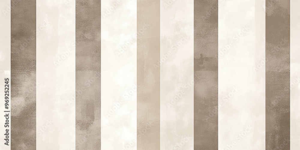 Vertical stripes of brown and white. Vertical stripes of brown and white.