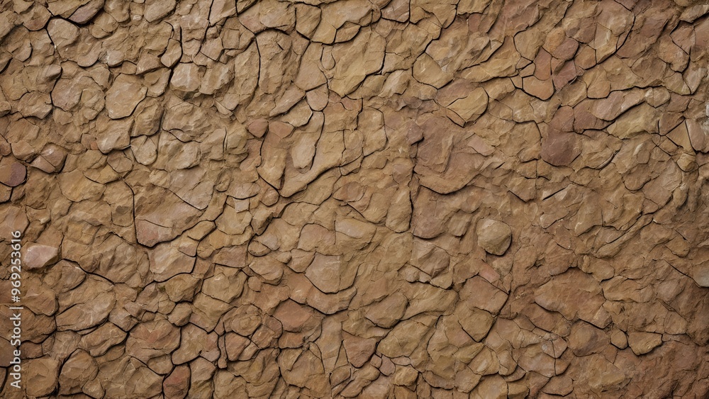 Stone brown earth stones texture background ,AI generated Stone brown earth stones texture background ,AI generated