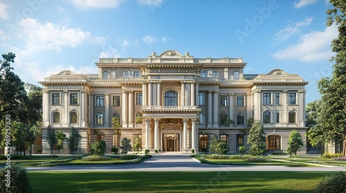 Charming courthouse design captured in beautiful architectural photography pictures