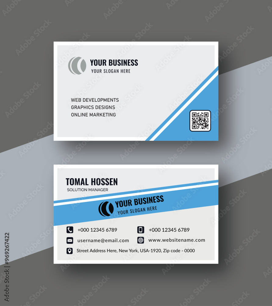 Fototapeta premium gorgeous business card design