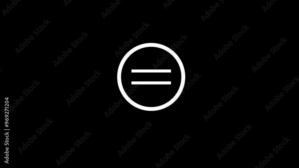 equal number icon animation video equal number icon animation video