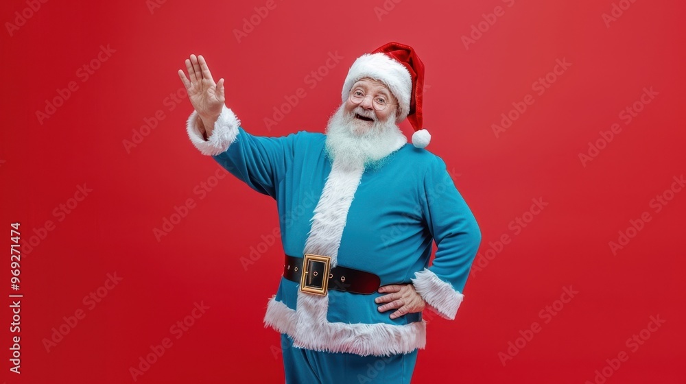 The Santa Claus in Blue The Santa Claus in Blue
