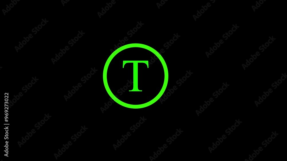 alphabet letter icon T alphabet letter icon T