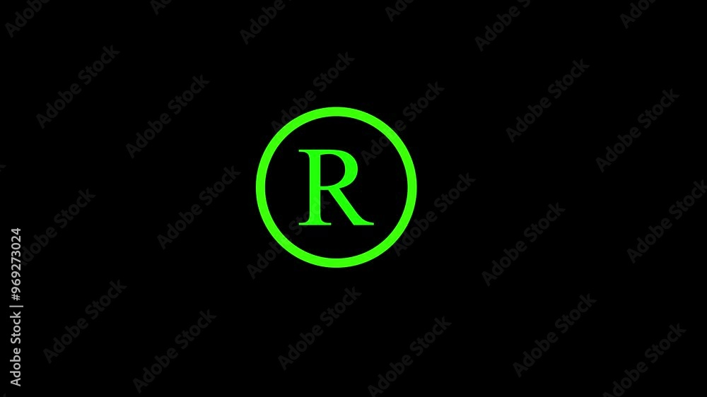 alphabet letter icon R alphabet letter icon R