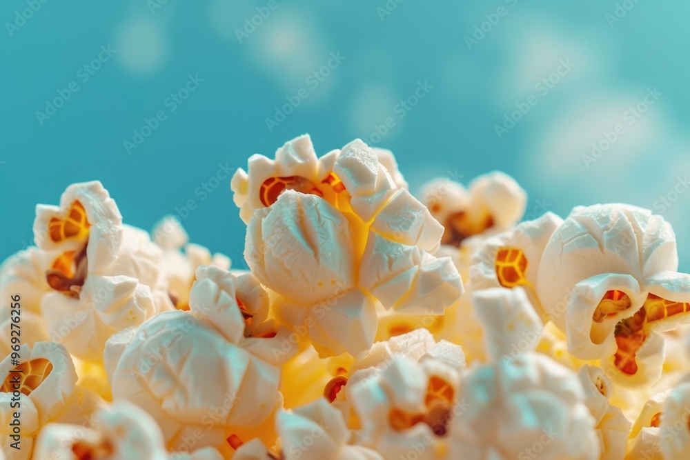 A bowl of popcorn sits on a table, ready to be enjoyed A bowl of popcorn sits on a table, ready to be enjoyed