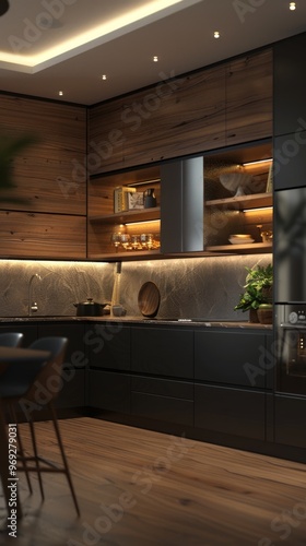 modern kitchen interior design