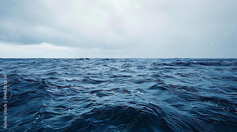 Blue Ocean Background with Copy Space, Tranquil and Serene Design, Perfect for Nature and Travel Concepts Blue Ocean Background with Copy Space, Tranquil and Serene Design, Perfect for Nature and Travel Concepts