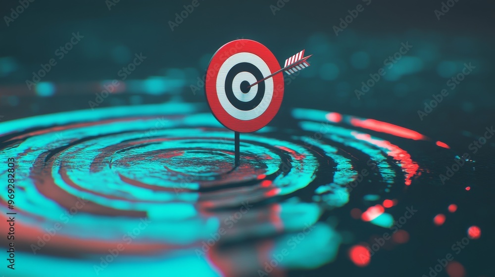 Φωτογραφία The bullseye of a dart symbolises precision and effectiveness in targeted therapy