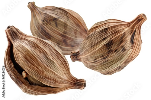 Wallpaper Mural Close-up of a few cloves of garlic on a white background Torontodigital.ca