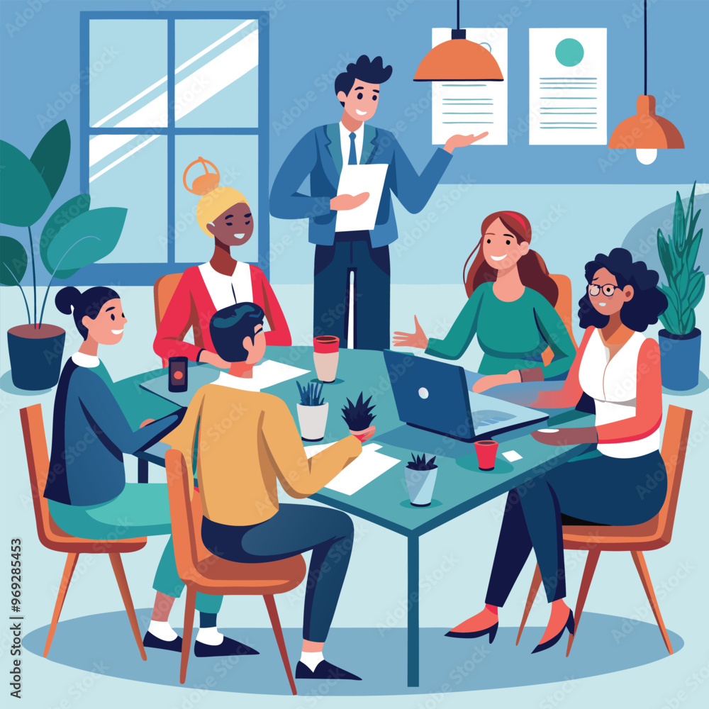 Business Conference, Office work, meeting in the Office Business Conference, Office work, meeting in the Office