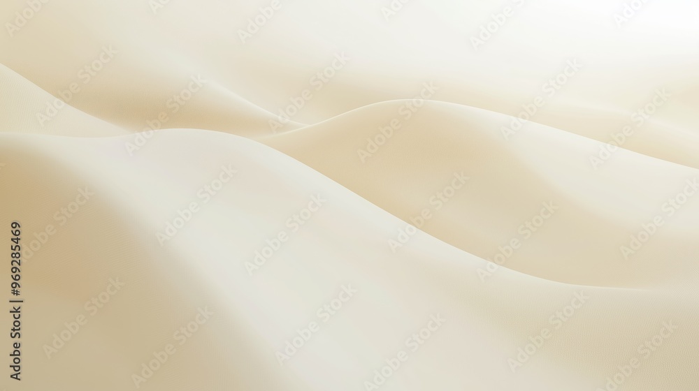 Obraz premium A soft gradient background blending light beige into cream white, creating a neutral, calming wallpaper for a modern aesthetic