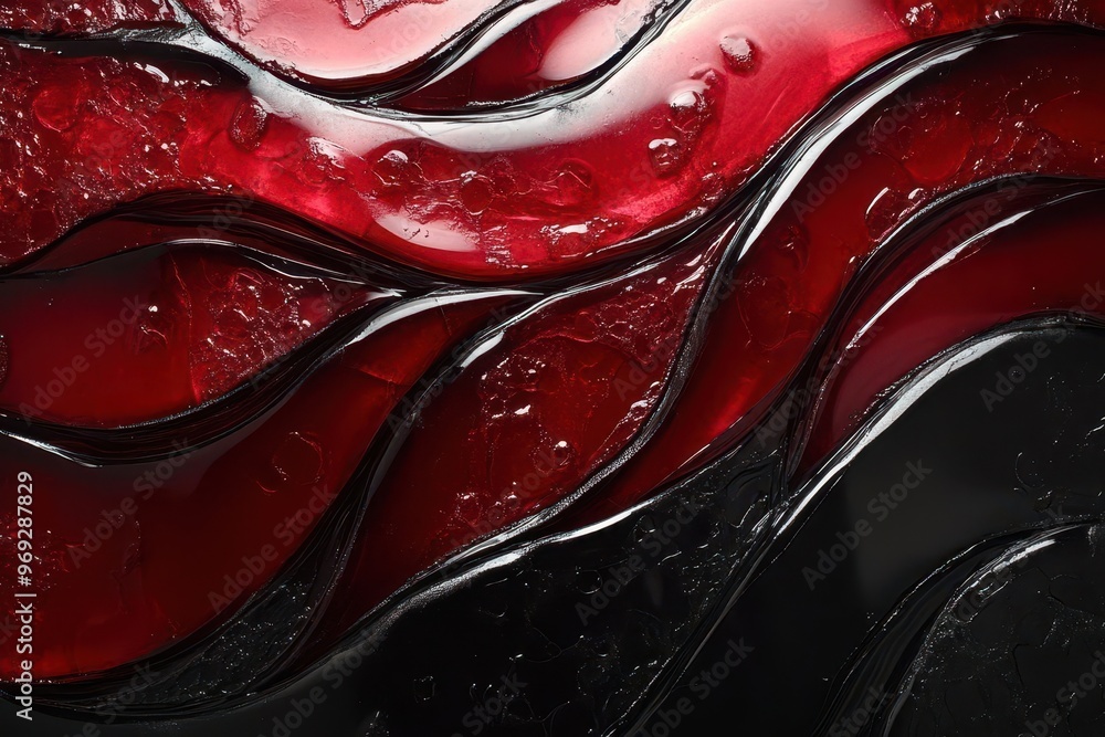 vibrant metallic abstract with swirling patterns of deep red and midnight black creating a dynamic and edgy background texture with glossy reflective surfaces vibrant metallic abstract with swirling patterns of deep red and midnight black creating a dynamic and edgy background texture with glossy reflective surfaces