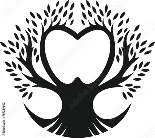 dental tree logo design