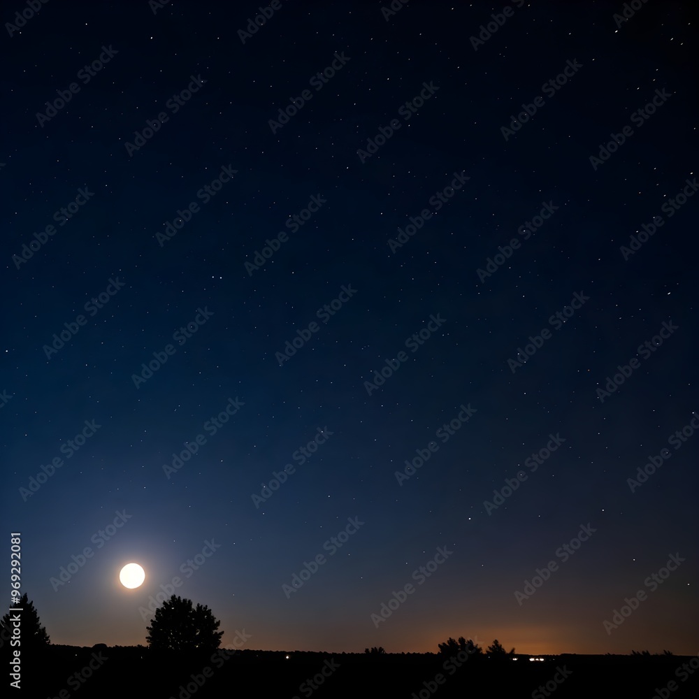 Fototapeta premium Full Harvest Moon