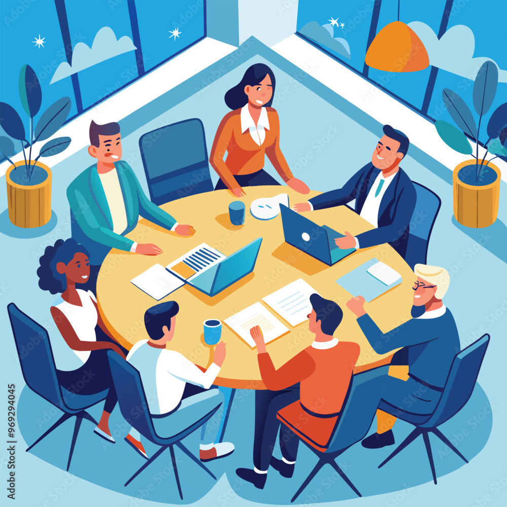 Business Conference, Office work, meeting in the Office Business Conference, Office work, meeting in the Office