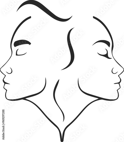 Beauty women line art luxury creative flower beauty skin care minimalist logo design