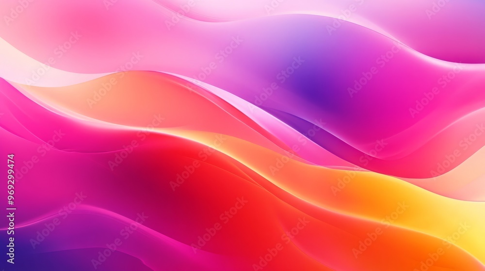 Blurred gradient background design. Modern bright wallpaper with colorful gradient shapes Blurred gradient background design. Modern bright wallpaper with colorful gradient shapes