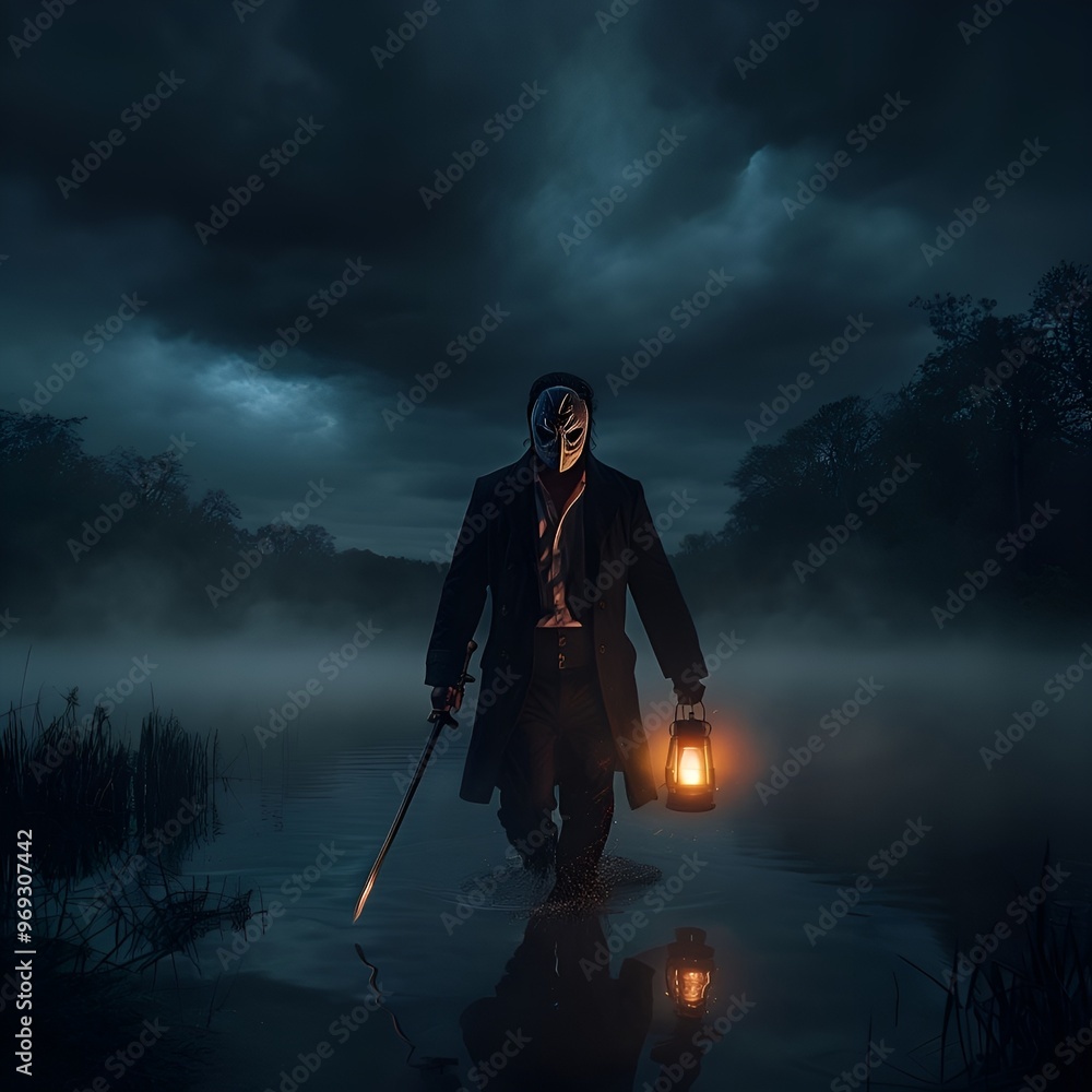 Obraz premium The Shadowed Path