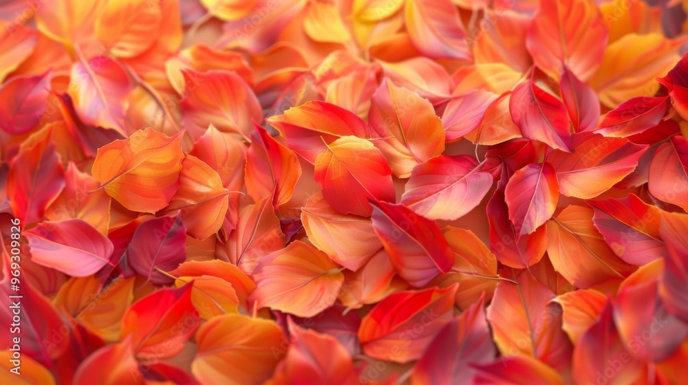 Autumn leaves pattern background top view Autumn leaves pattern background top view