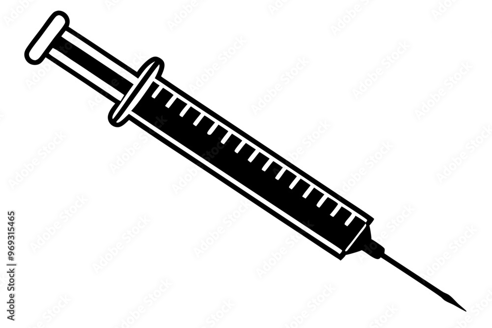 Syringe injection icon vector, medical syringe silhouette, Symbol, vector, illustration
Syringe injection icon vector, medical syringe silhouette, Symbol, vector, illustration