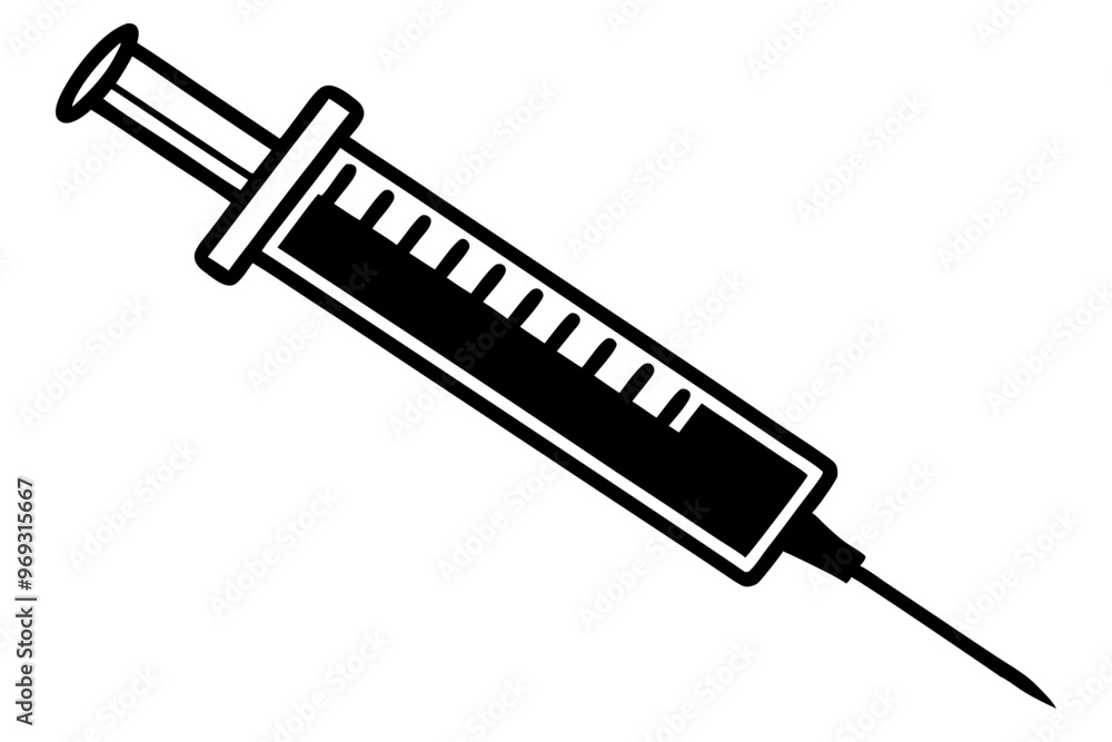 Syringe injection icon vector, medical syringe silhouette, Symbol, vector, illustration
Syringe injection icon vector, medical syringe silhouette, Symbol, vector, illustration