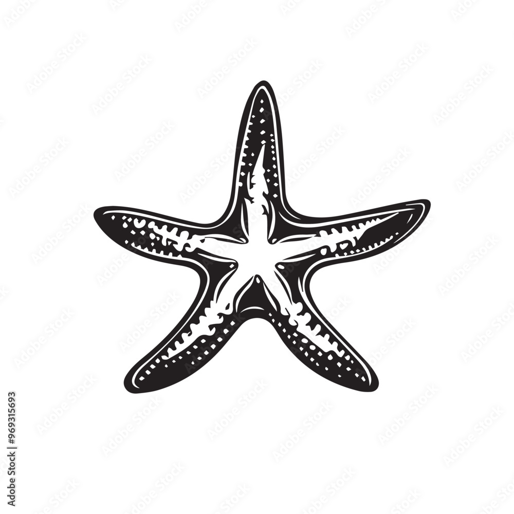 Starfish in cartoon, doodle style . Image for t-shirt, web, mobile apps and ui. Isolated 2d vector illustration in logo, icon, sketch style, Eps 10, black and white. AI Generative Starfish in cartoon, doodle style . Image for t-shirt, web, mobile apps and ui. Isolated 2d vector illustration in logo, icon, sketch style, Eps 10, black and white. AI Generative