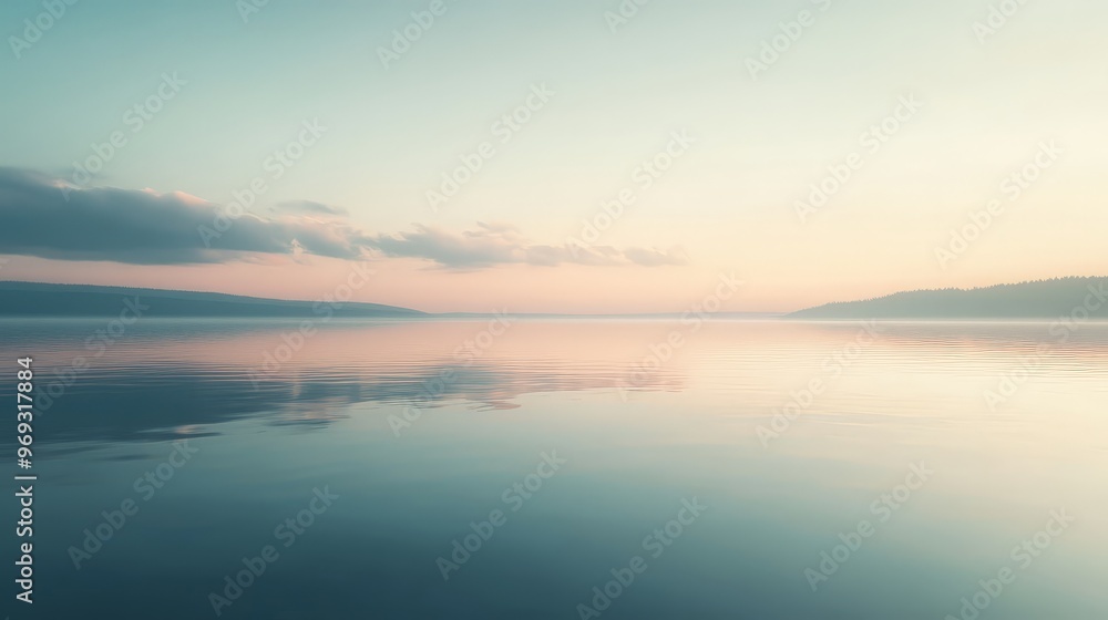 A serene background image featuring a calm lake reflecting a pastel-colored sky at dusk. A serene background image featuring a calm lake reflecting a pastel-colored sky at dusk.