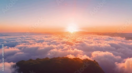 the sunrise view is very beautiful 4k