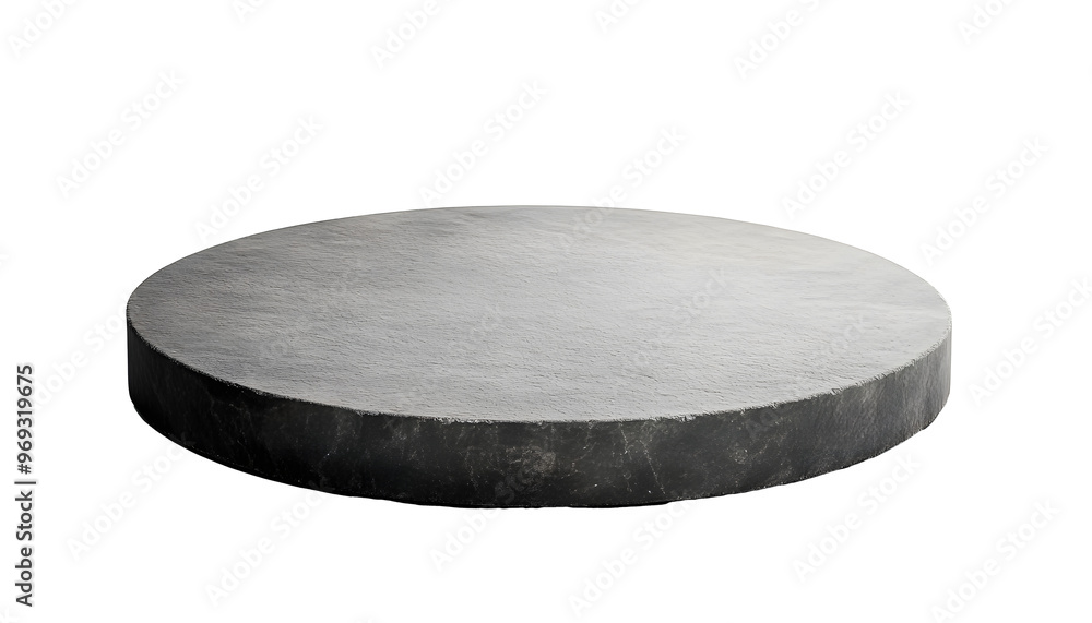 round stone plate isolated on white background round stone plate isolated on white background