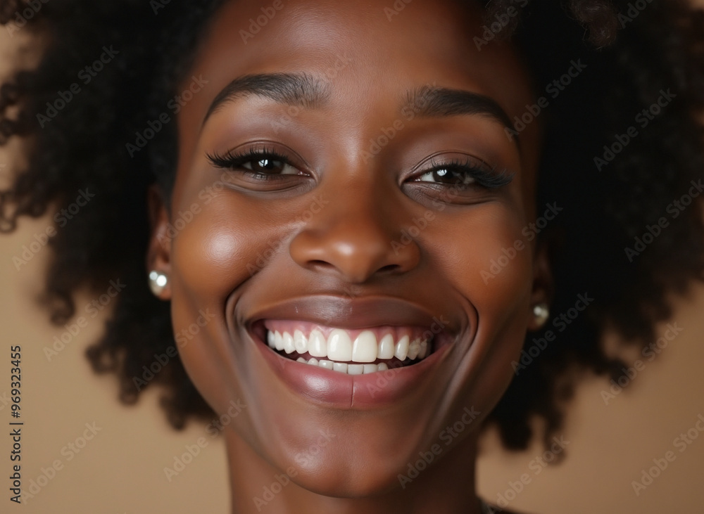 portrait of a happy afroamerican woman smile portrait of a happy afroamerican woman smile