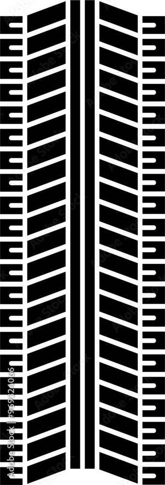 Tire tread illustration vector Tire tread illustration vector