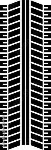 Tire tread illustration vector