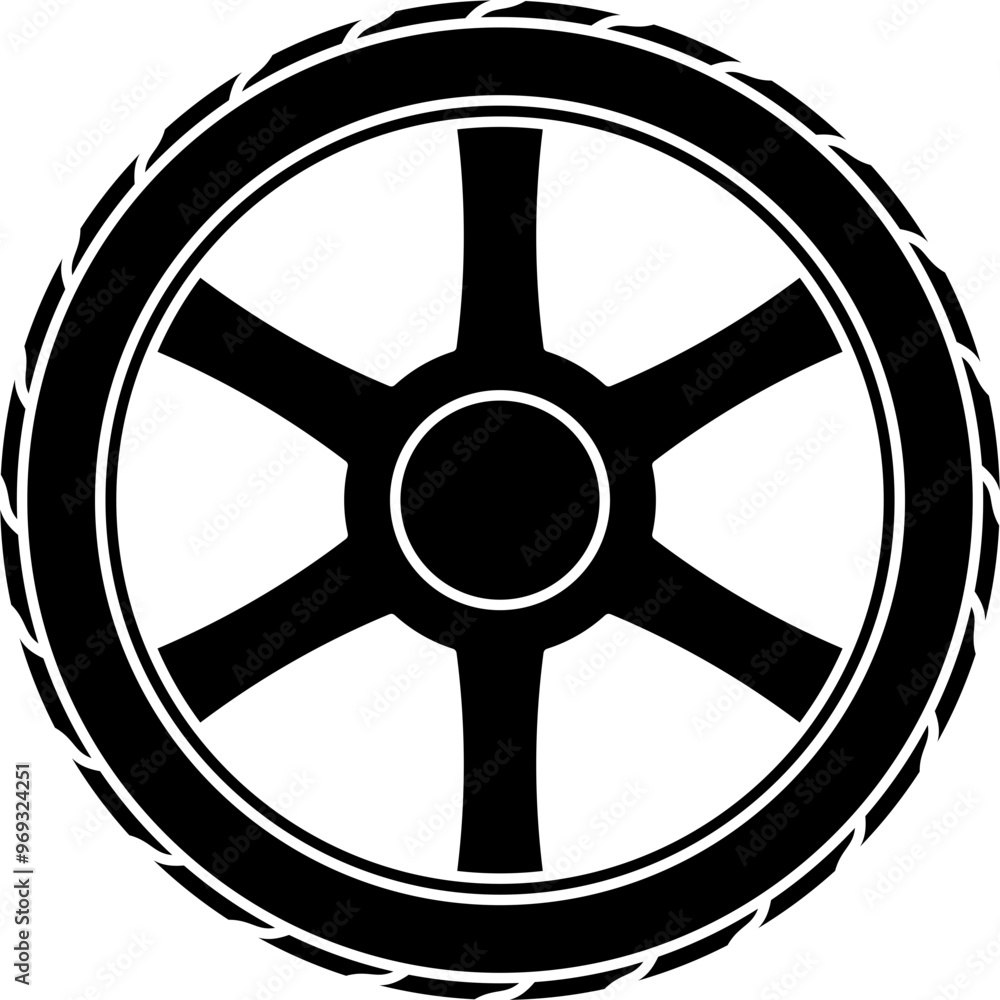 Racing tire illustration vector Racing tire illustration vector