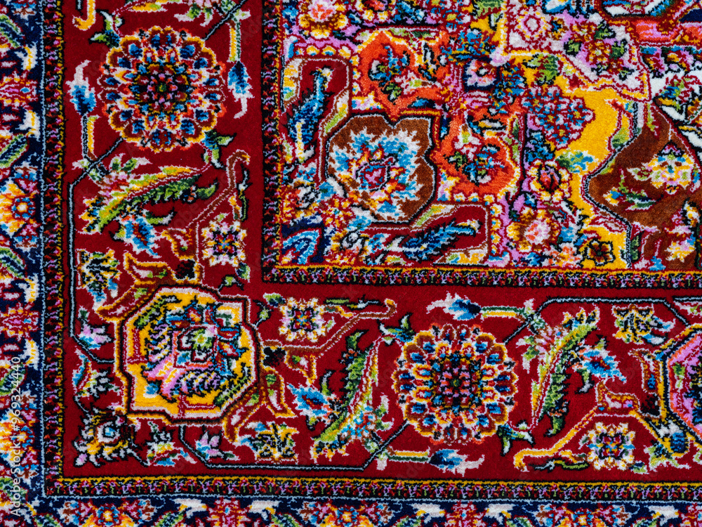 detail of a wool carpet detail of a wool carpet
